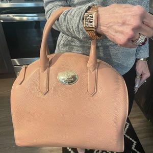 Roberto Cavalli leather bag in blush